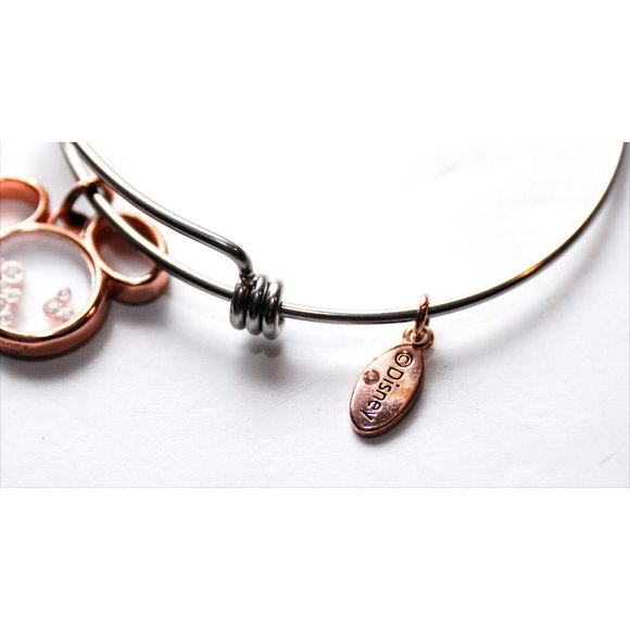 Vintage Disney Charm Bracelet Bangle Mickey Mouse - Picture 5 of 5